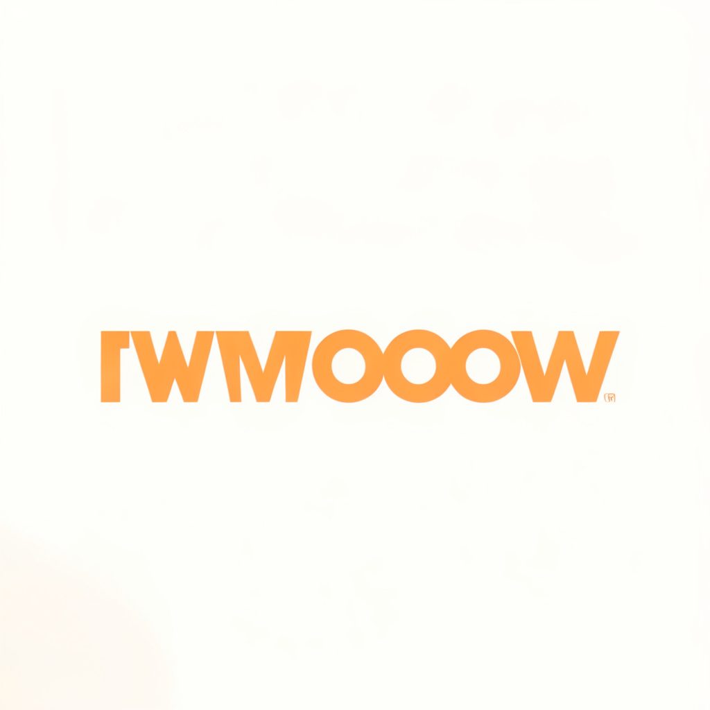 RedWoow logo in warm terracotta, small and centered